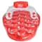 Pool Central® 65" Red & White Inflatable Strawberry Pool Water Lounge Float